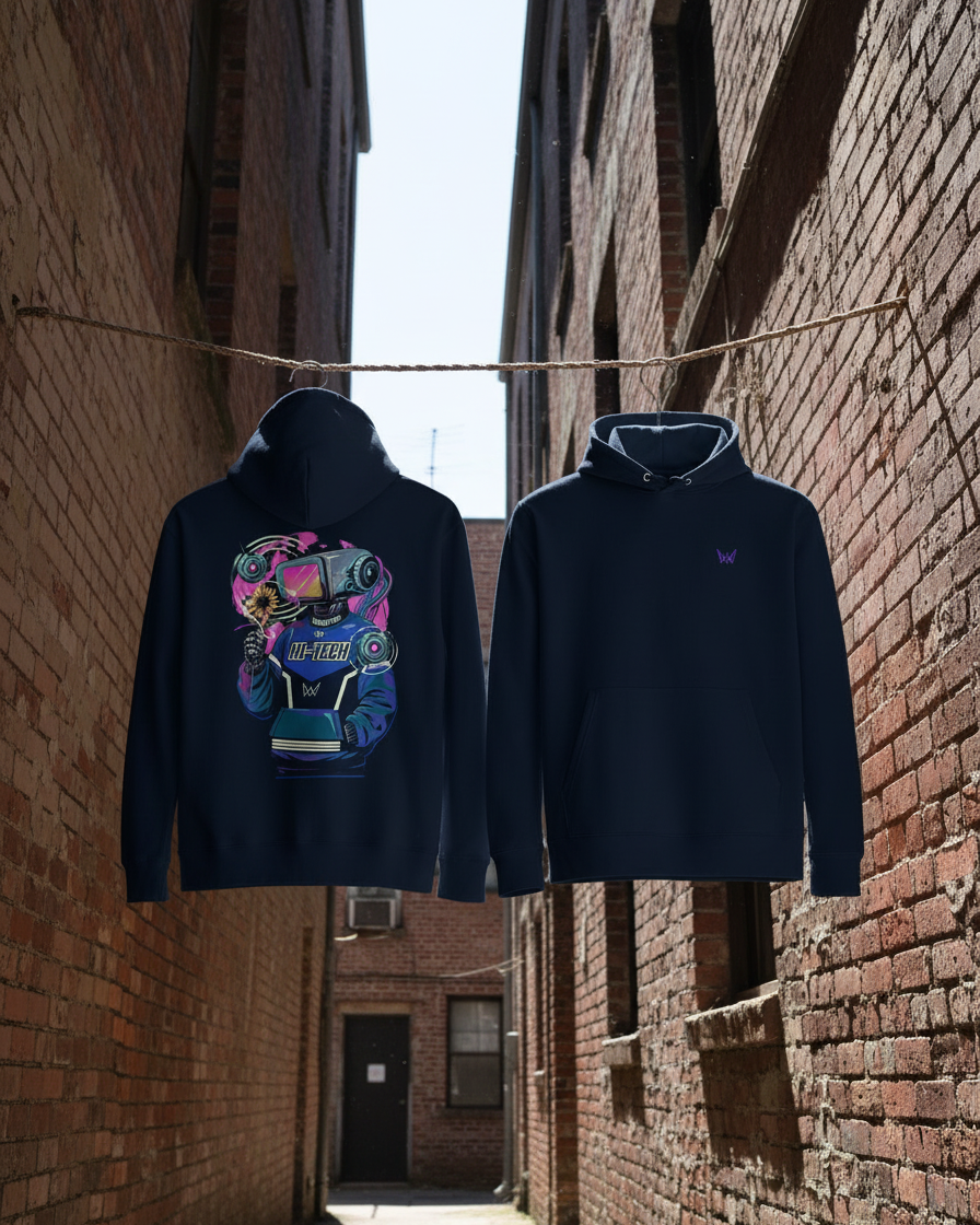 Sudadera Hoodie Eco Values · Droid