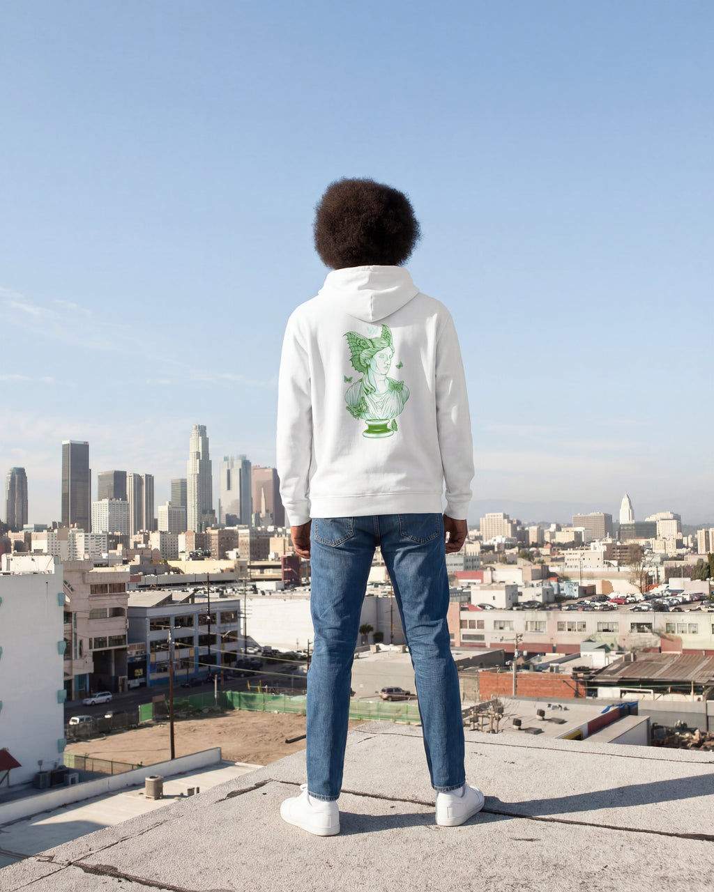 Sudadera Hoodie Eco Values · Butterfly