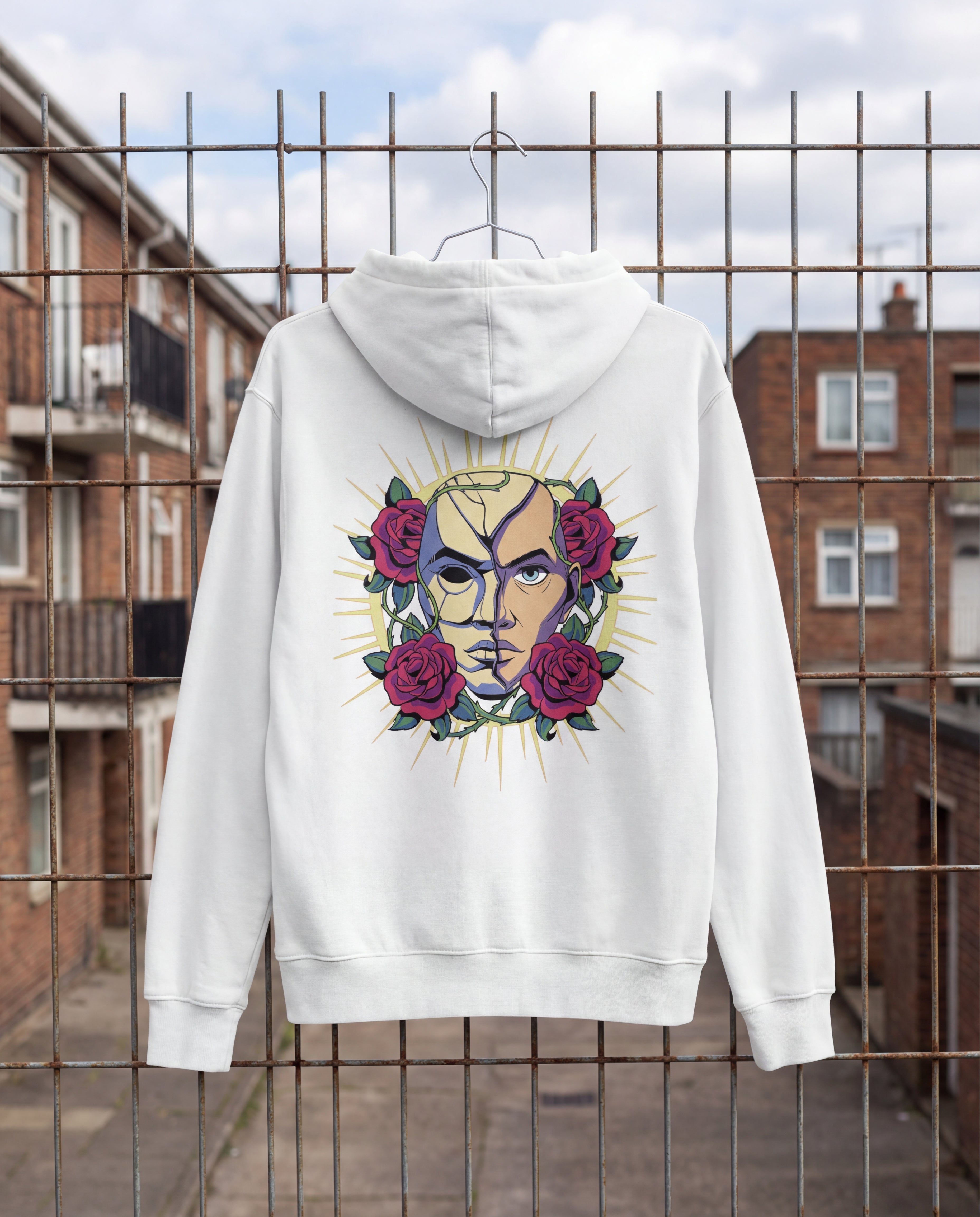 Sudadera Hoodie Eco Values · Face