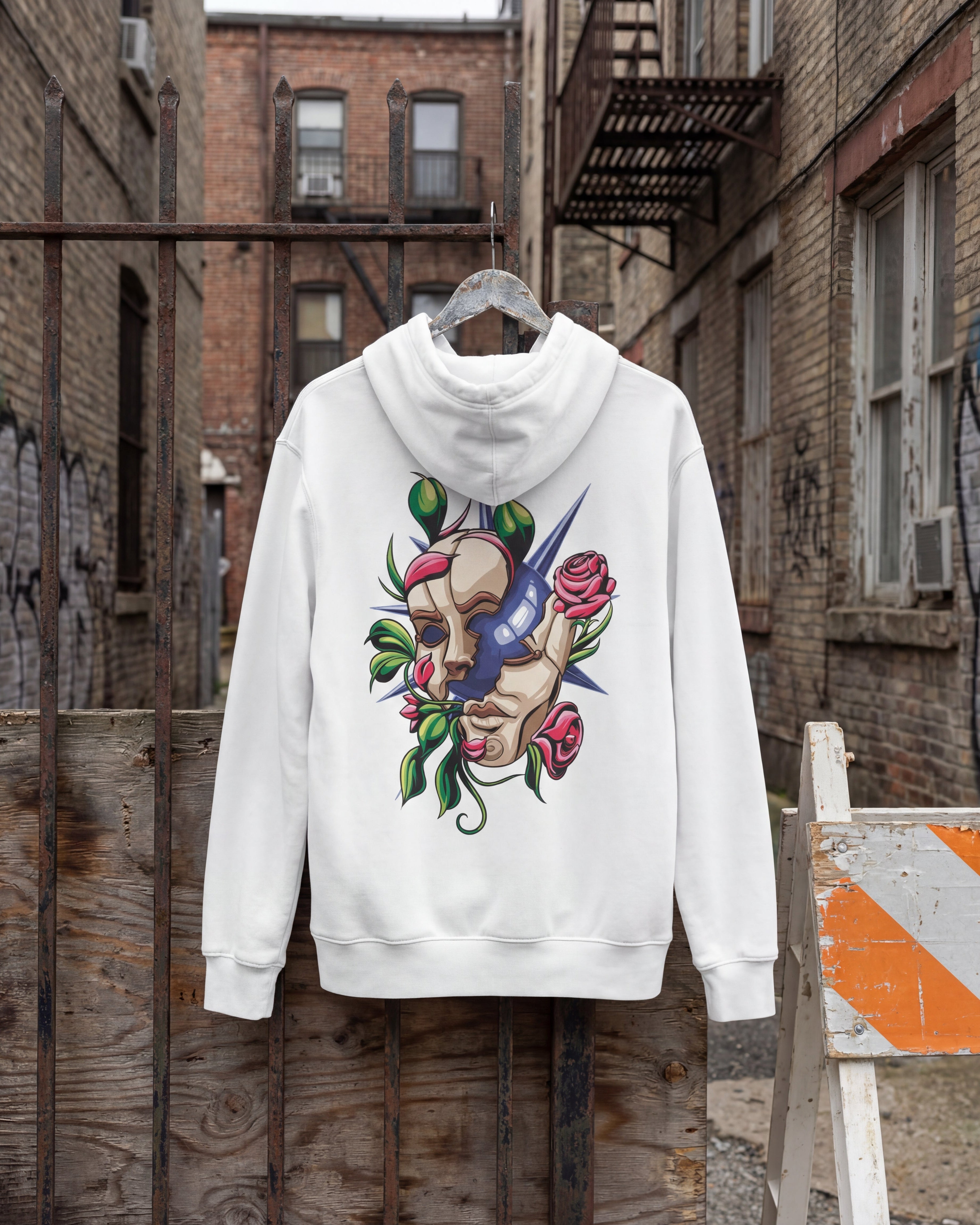 Sudadera Hoodie Eco Values · Mask