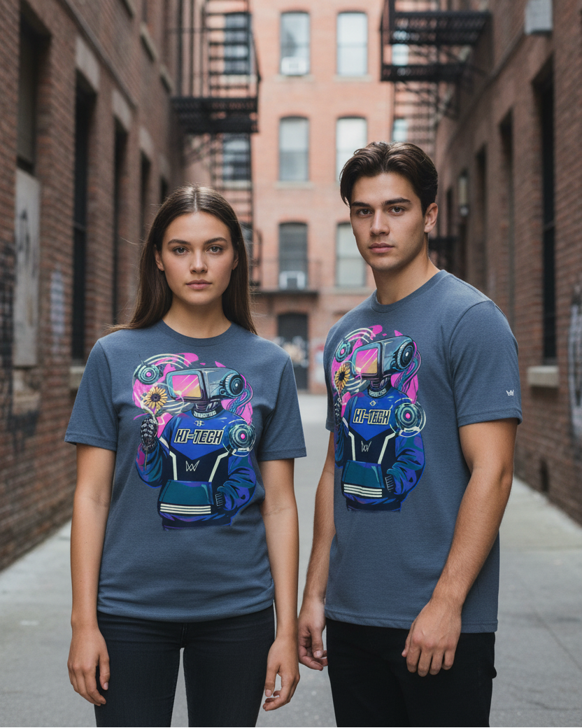 Camiseta Orgánica Values · Droid